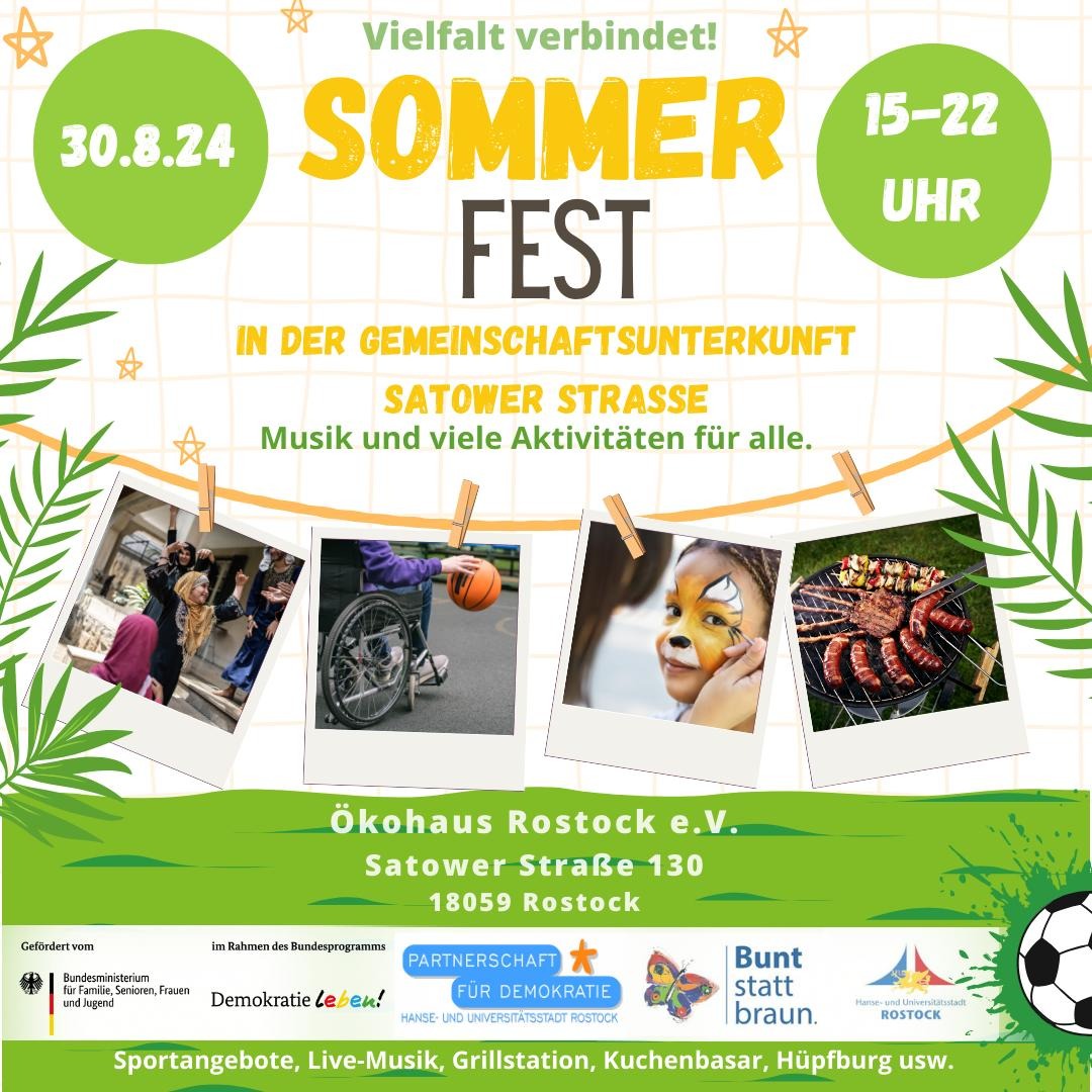 Vielfalt verbindet – Sommerfest in der Satower Str.