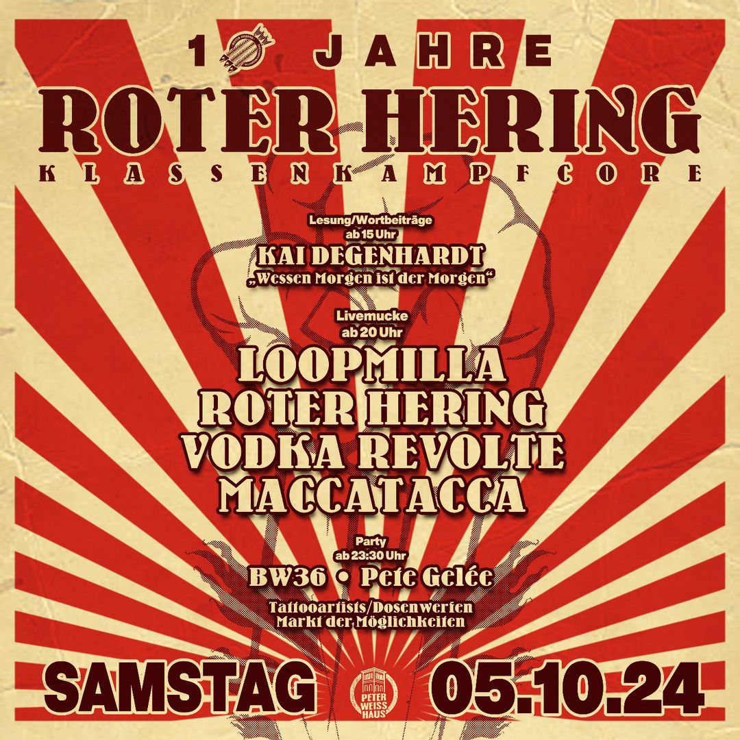 Der Rote Hering feiert Geburtstag