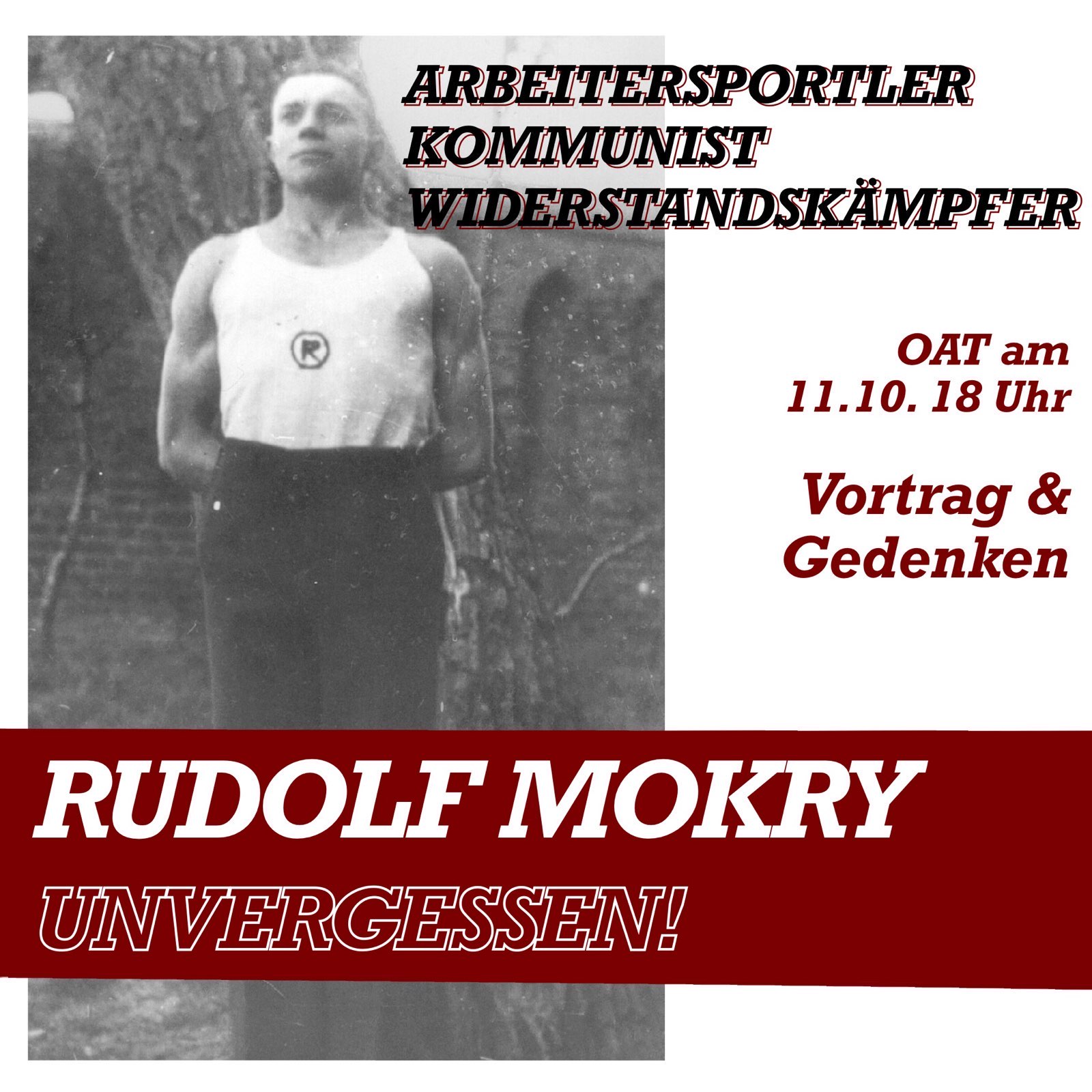 Rudolf Mokry Gedenken