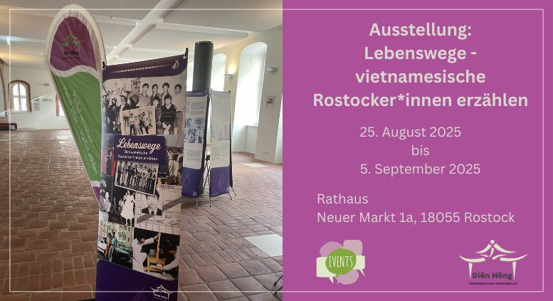 Ausstellung: Lebenswege – vietnamesische Rostocker*innen erzählen