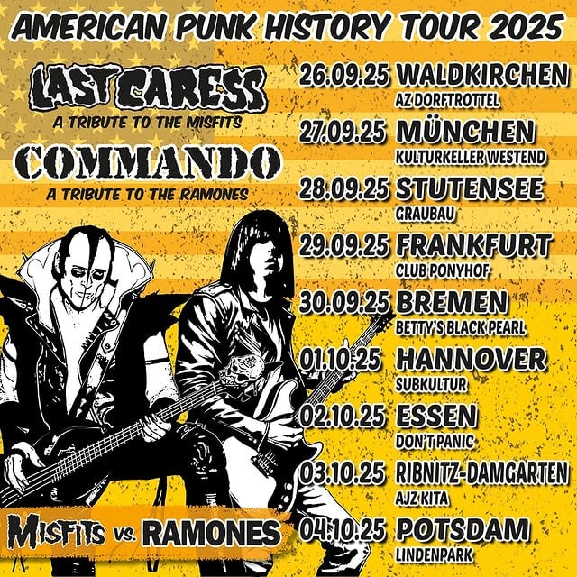 AMERICAN PUNK HISTORY TOUR 2025!