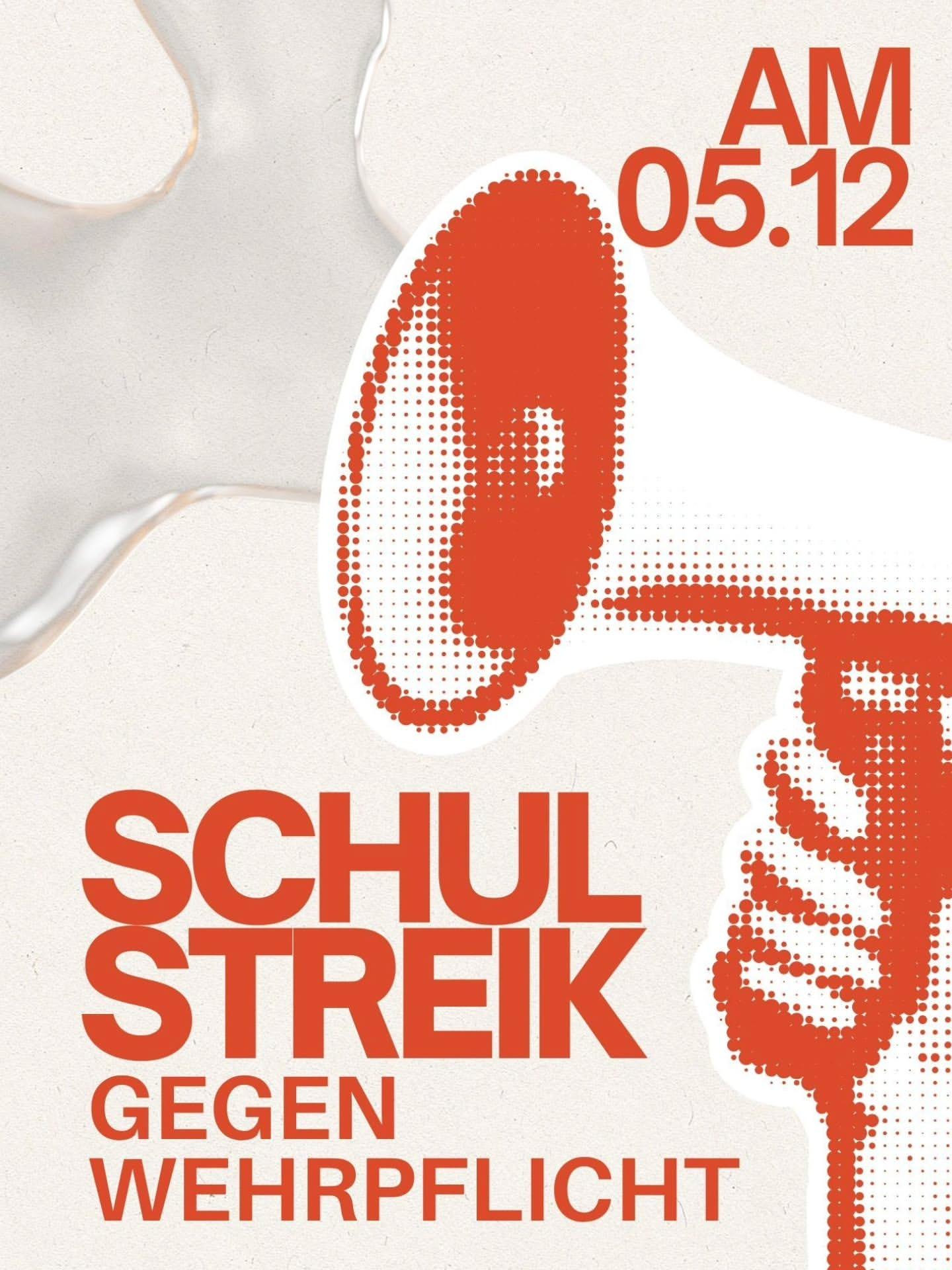 Schulstreik „Gegen Wehrpflicht“