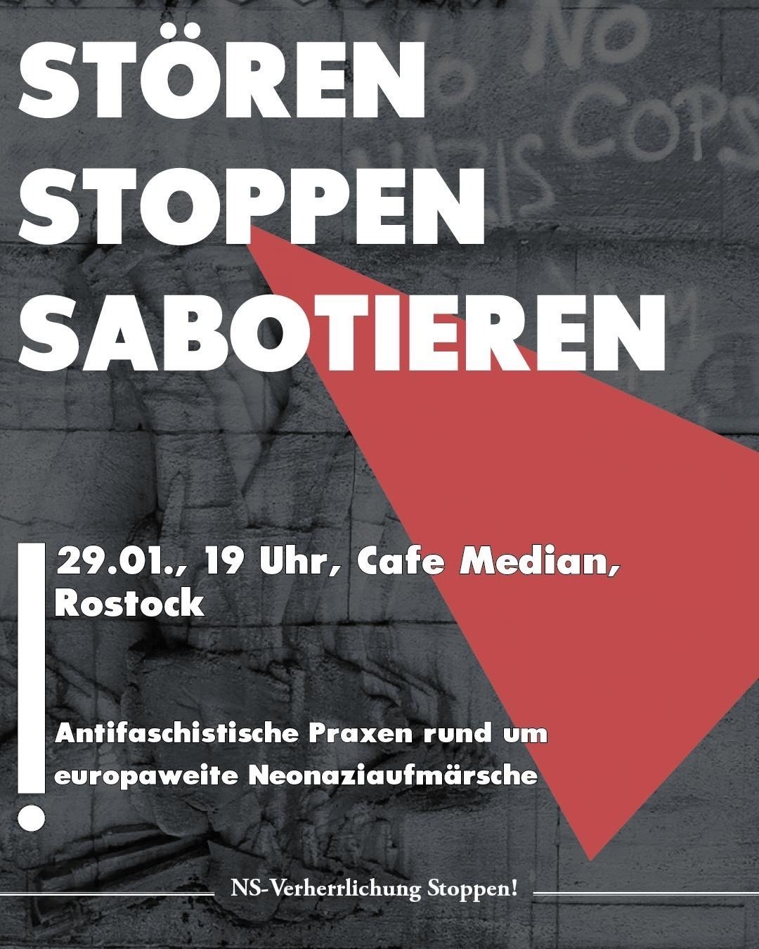 Stören Stoppen Sabotieren – Ein Abend zu Antifa-Praxen