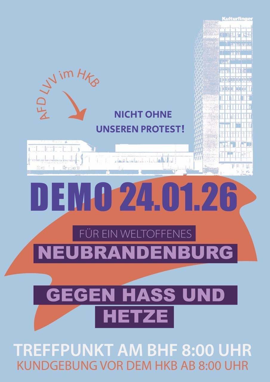 Neubrandenburg braucht euch!