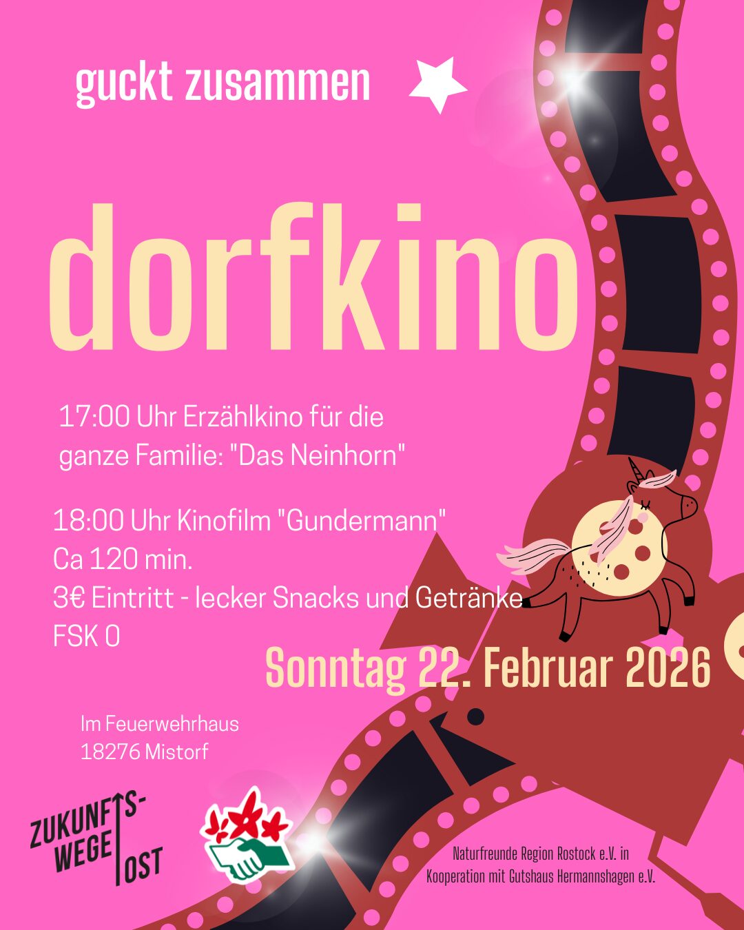 guckt zusammen – Dorfkino