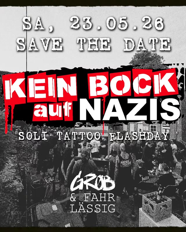 Kein Bock auf Nazis: Soli Tattooflashday