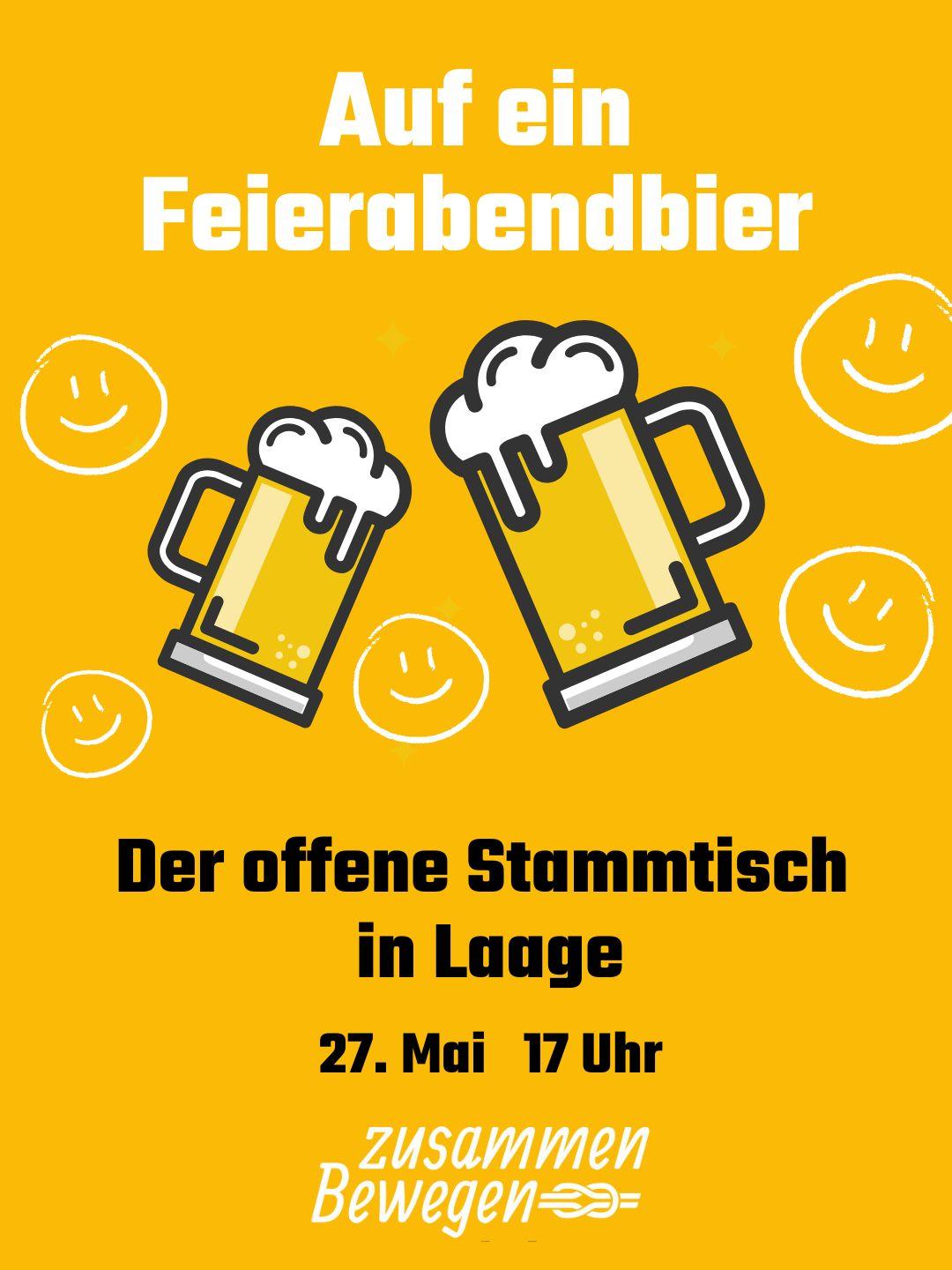 Auf ein Feierabendbier. Der offene Stammtisch in Laage